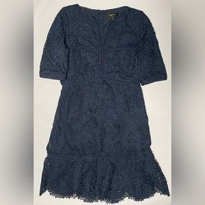 JUICY COUTURE Black Label Navy Dress sz 8